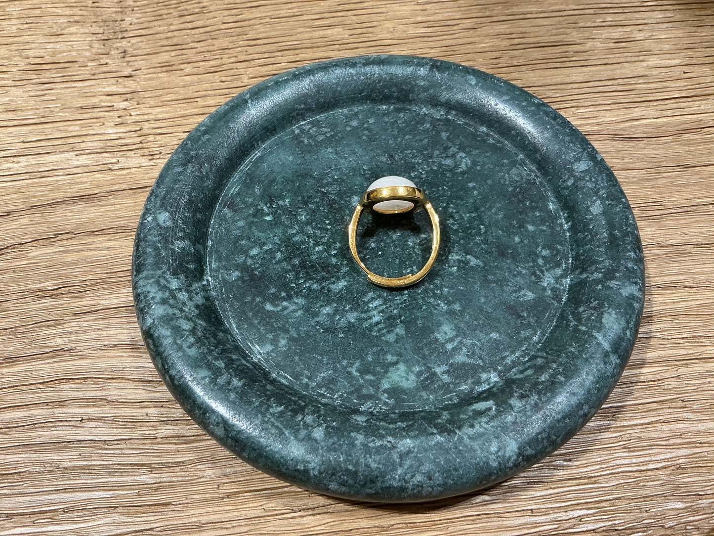 Moonstone adjustable ring