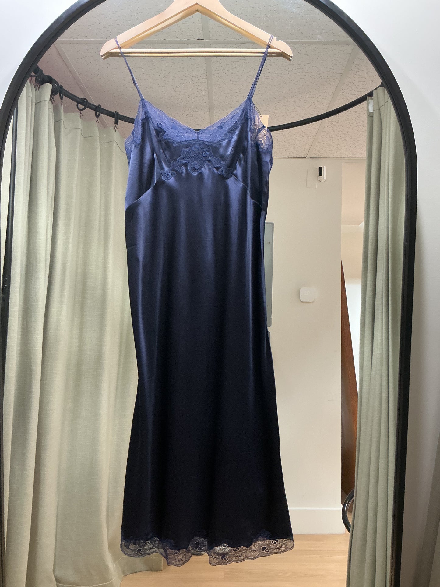Silk Charmeuse PJ Set Navy