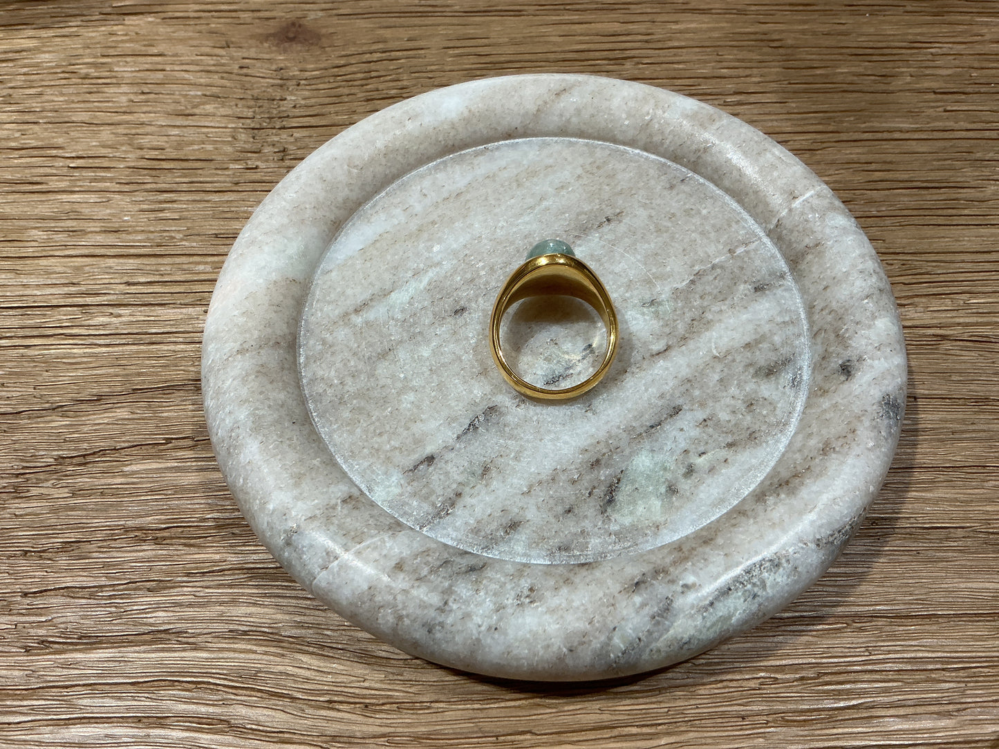 Amazonite oval ring