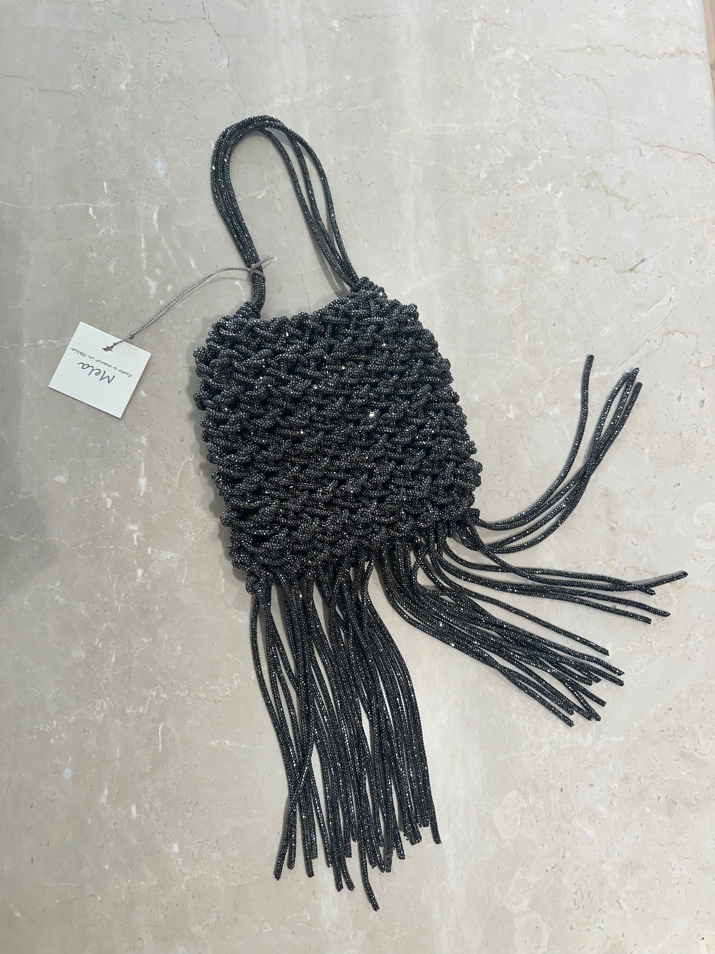 Mini Fringe Ematite Bag