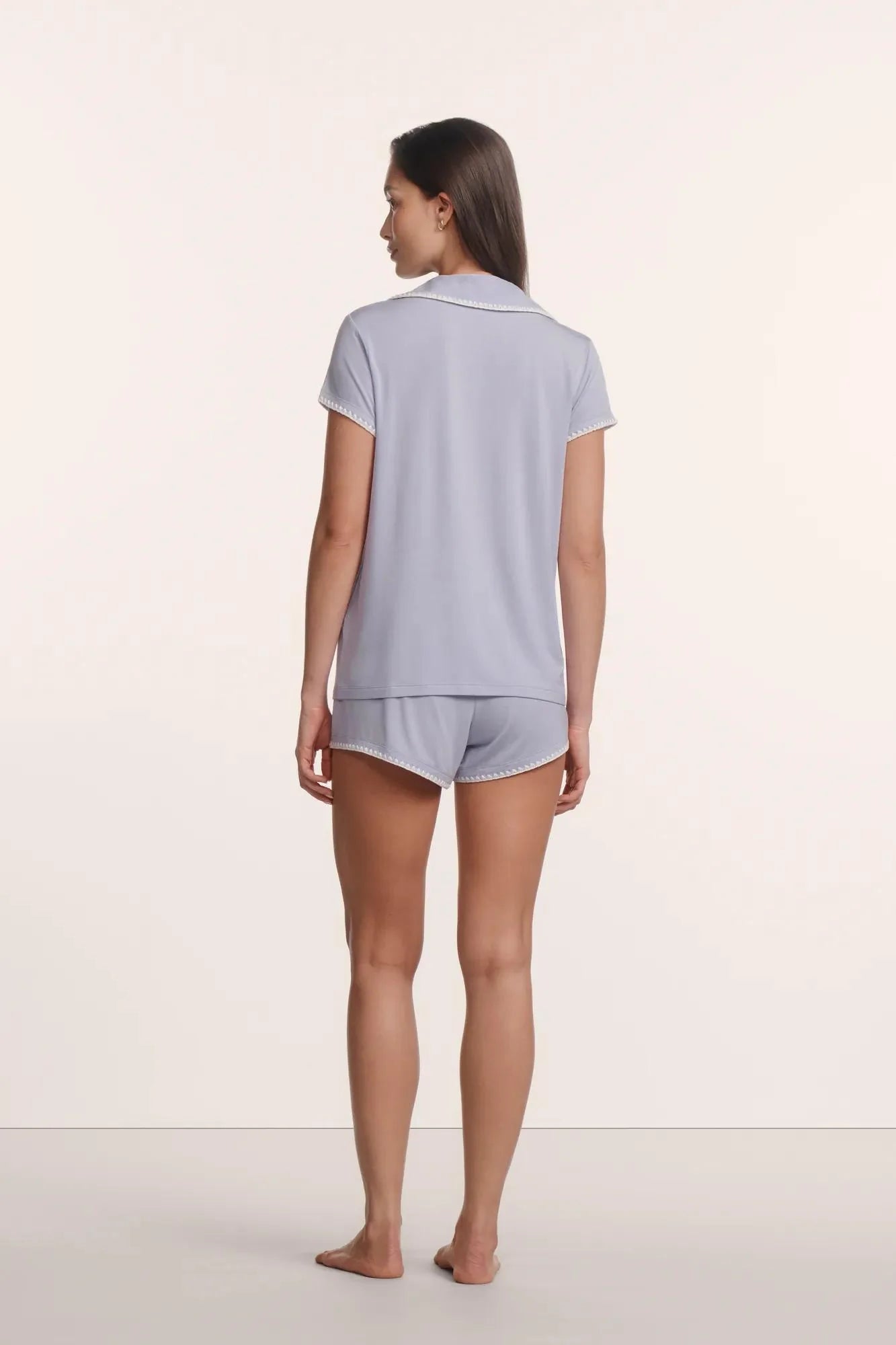 Frida Modal Shortie Short PJ Set Lavander