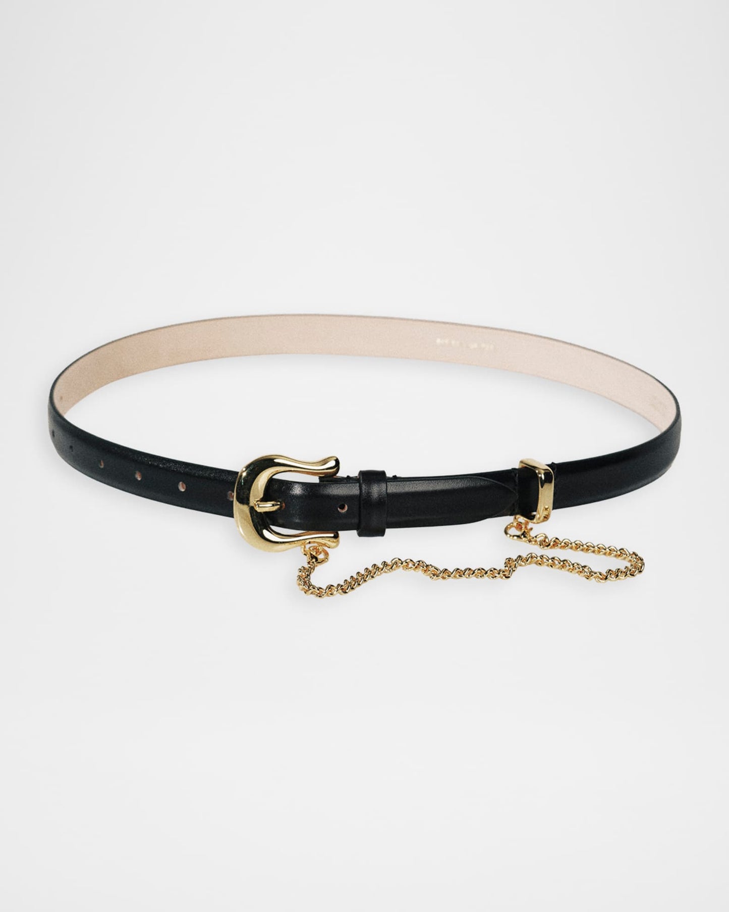 Luzia Silver Leather Belt