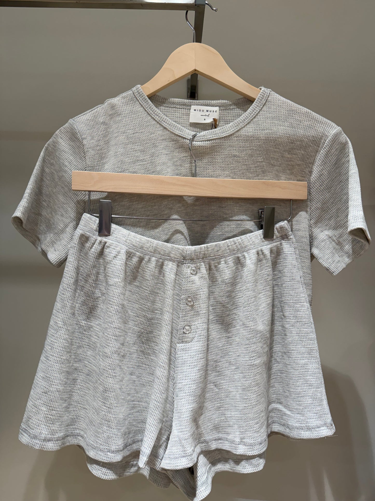 Waffle Grey Set