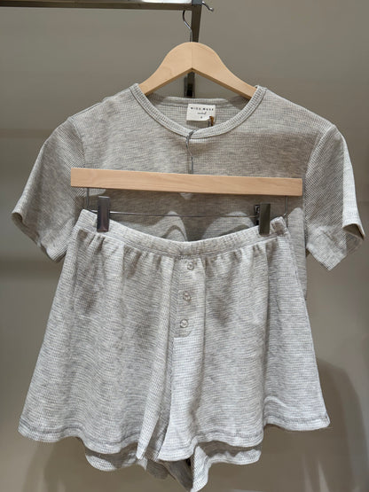 Waffle Grey Set