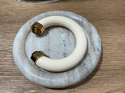 Ivory tigers eye bangle