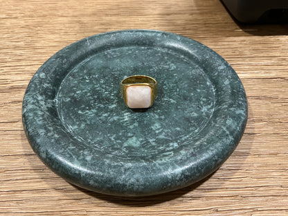 Moonstone square ring