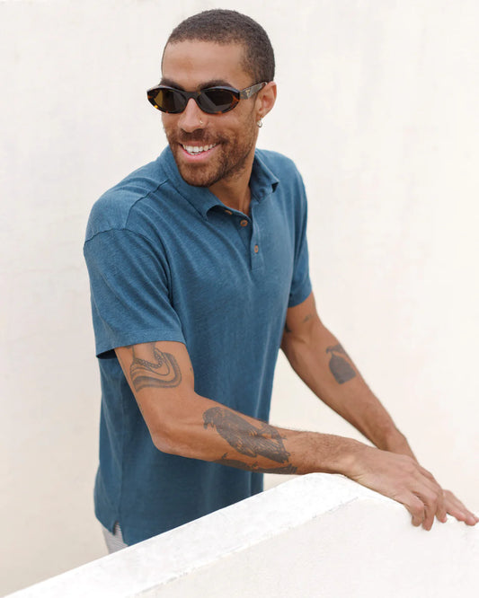 Knit Polo Dusk