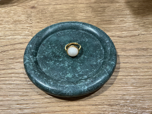 Moonstone adjustable ring