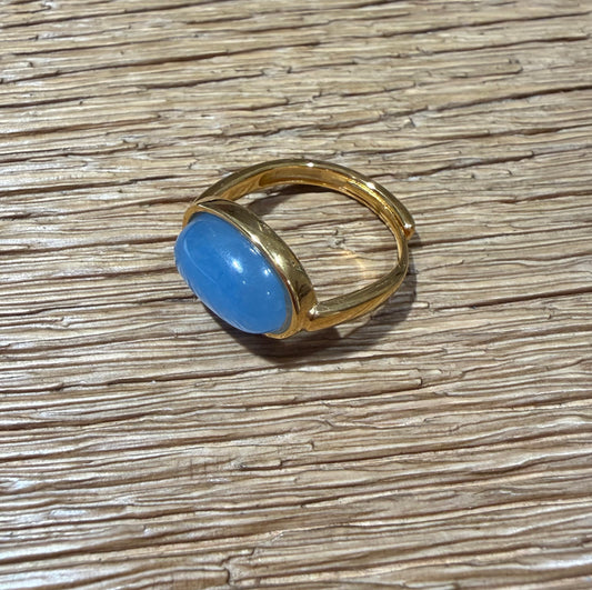 Sky Blue Quartz Ring