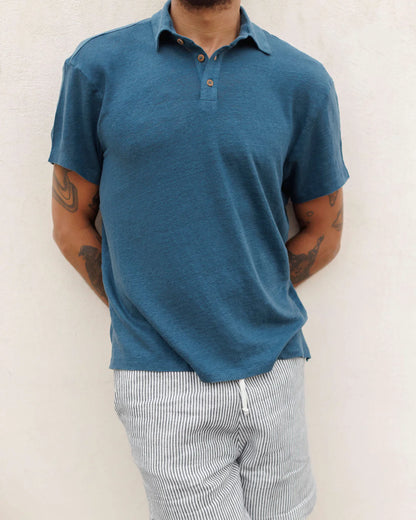Knit Polo Dusk