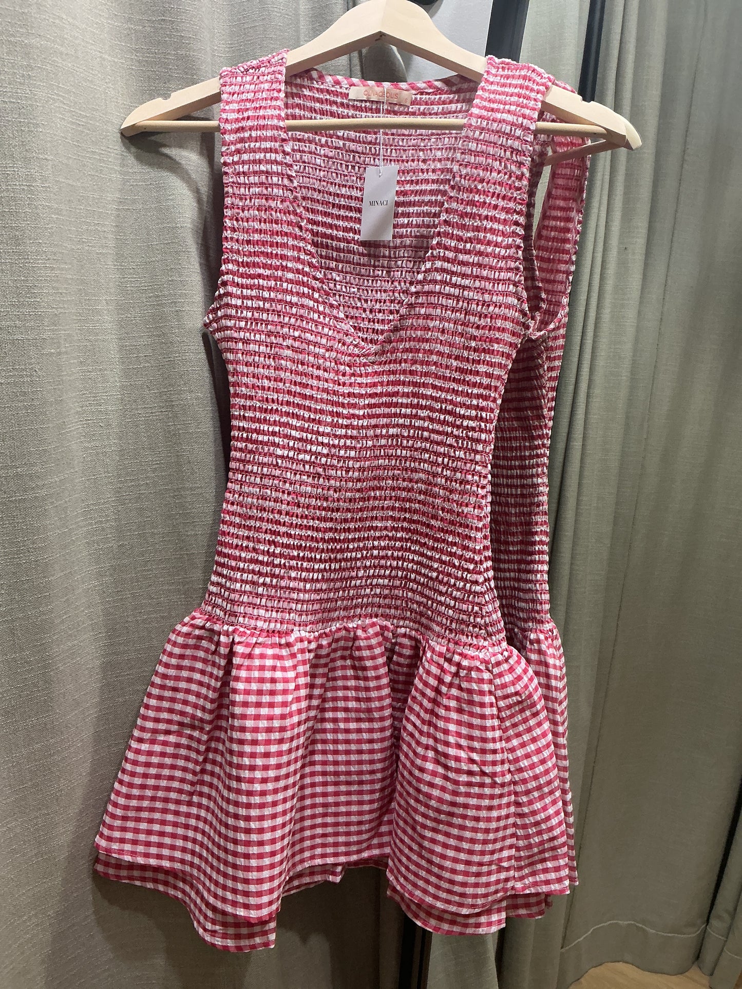 Checkered Mini Dress