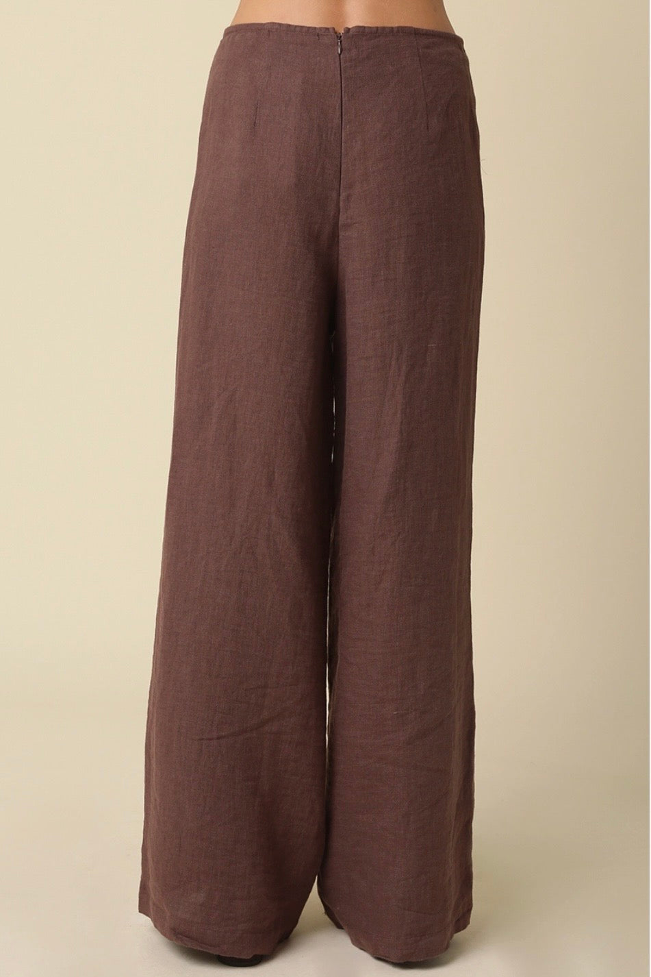 Rita Wide-Leg Linen Pants