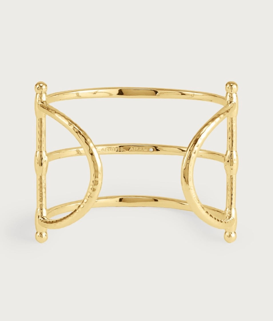 Cheval Bit Cuff Gold