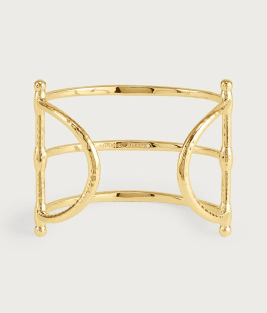 Cheval Bit Cuff Gold