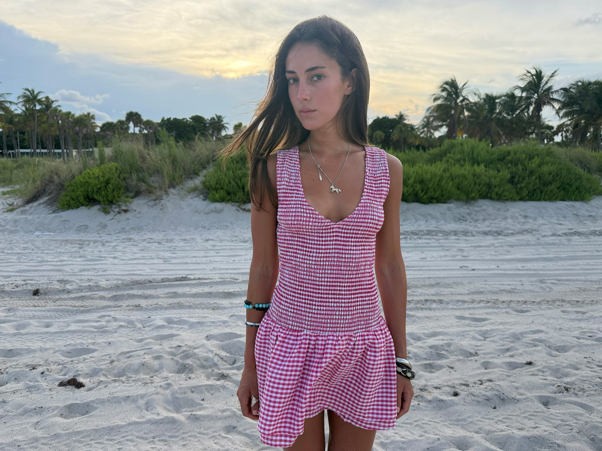 Checkered Mini Dress