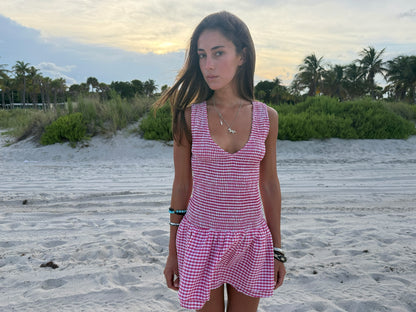 Checkered Mini Dress