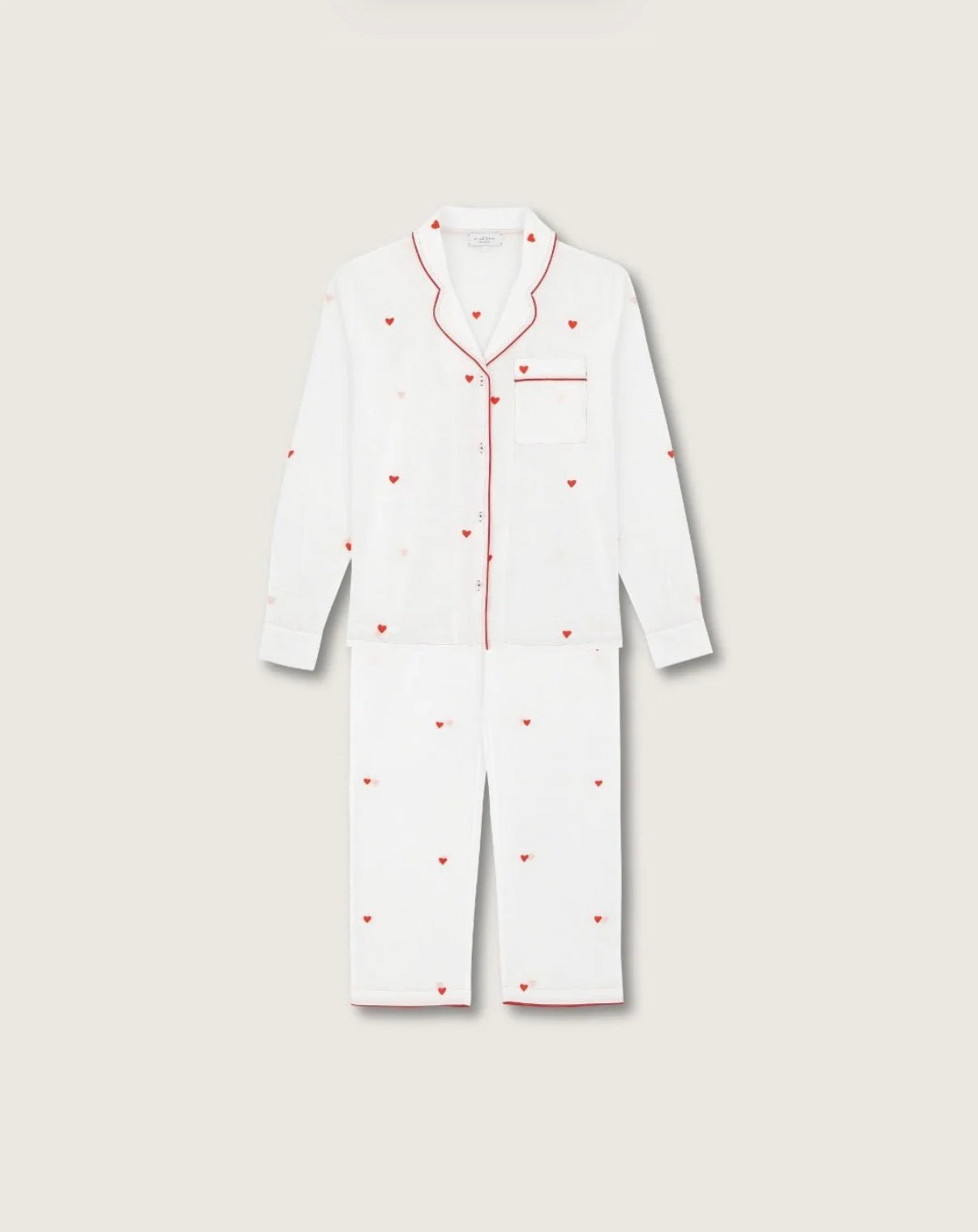 Thelma PJ Set Red Hearts