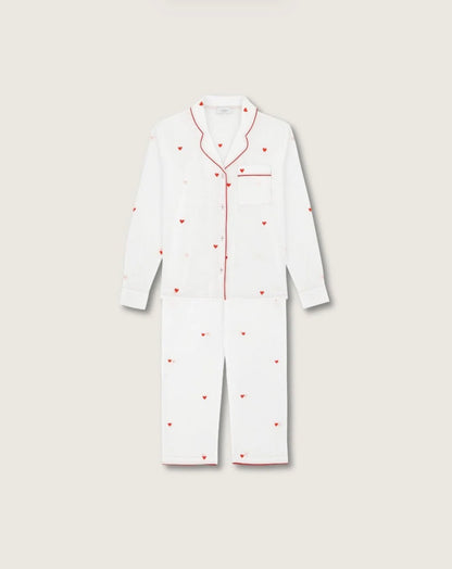 Thelma PJ Set Red Hearts