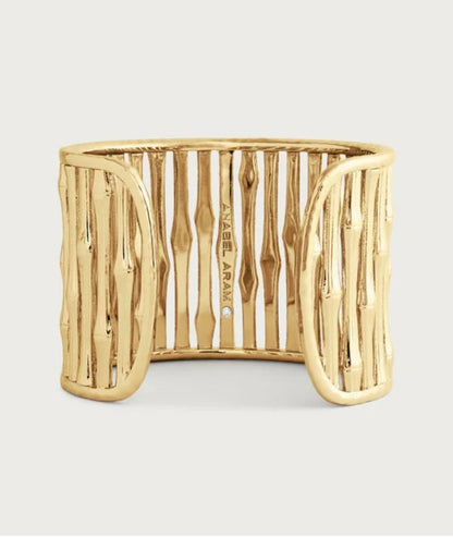 Bamboo Wide Cuff Gold