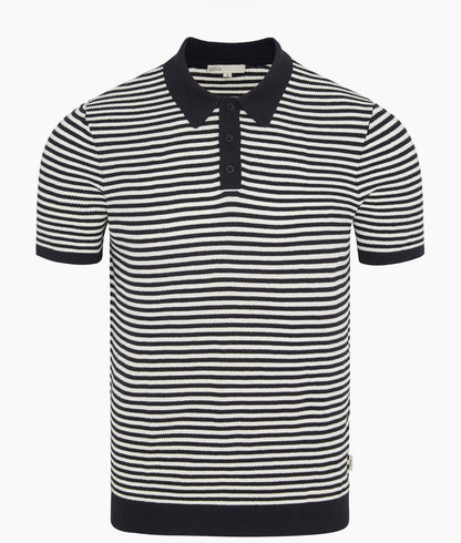 Cotton Textured Knit Polo