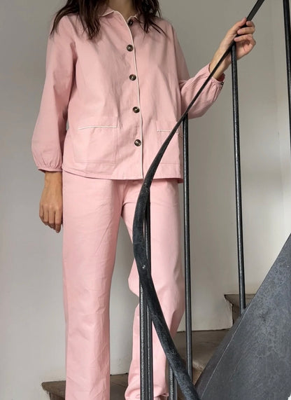 Claudine PJ Set Pink