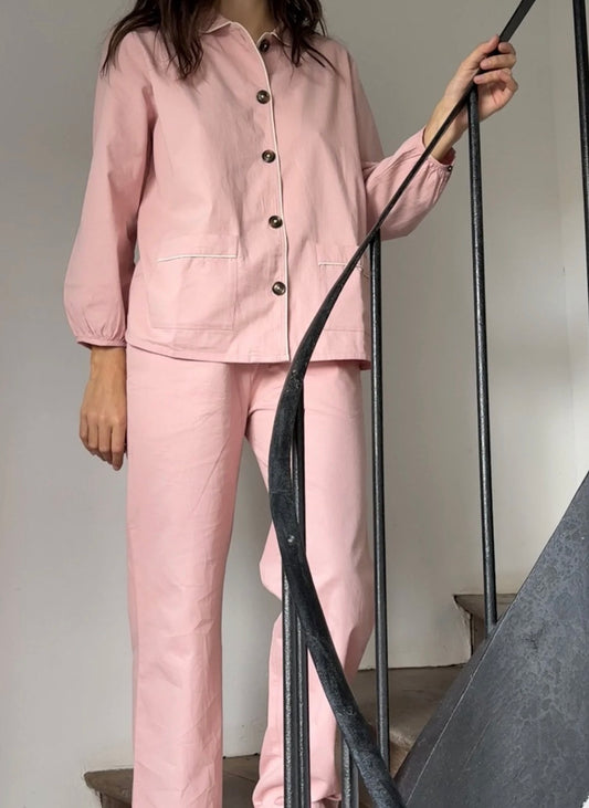 Claudine PJ Set Pink