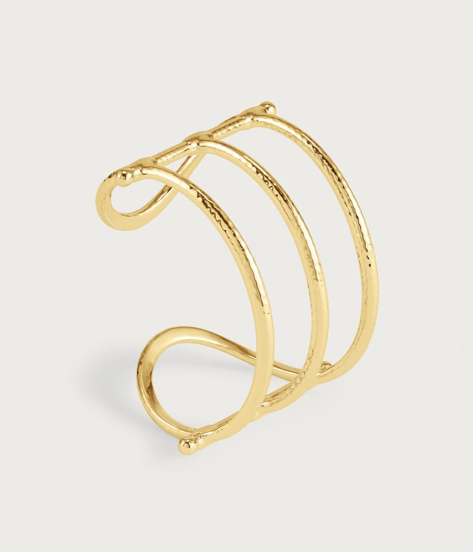 Cheval Bit Cuff Gold