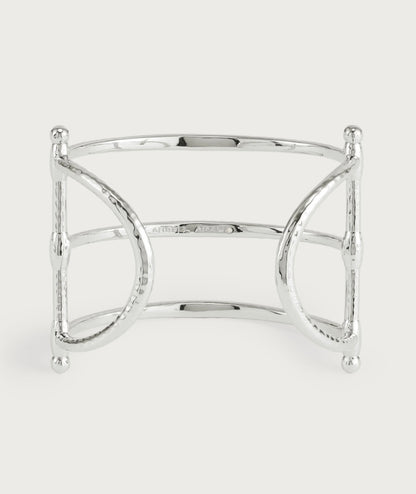 Cheval Bit Cuff, Silver