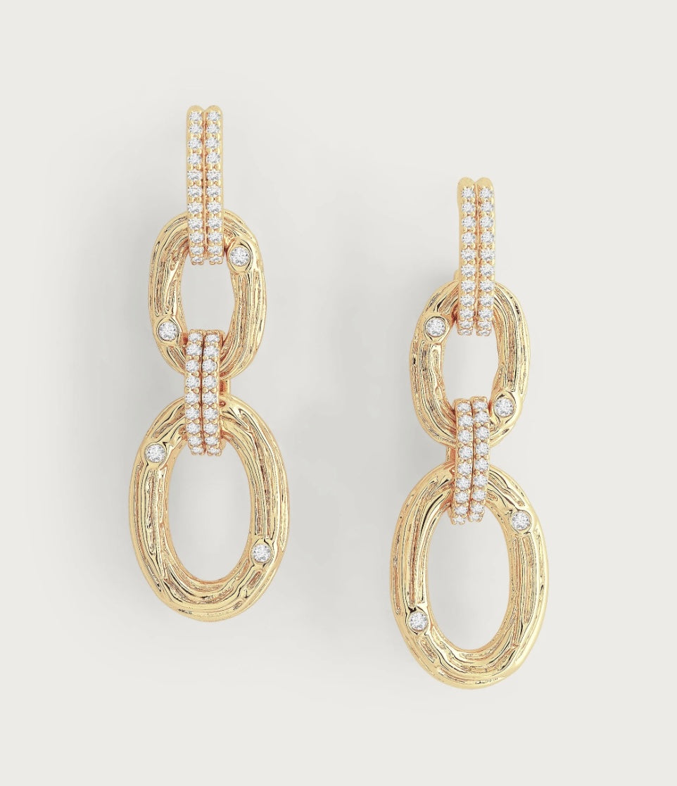Enchanted Forest Chain Earrings