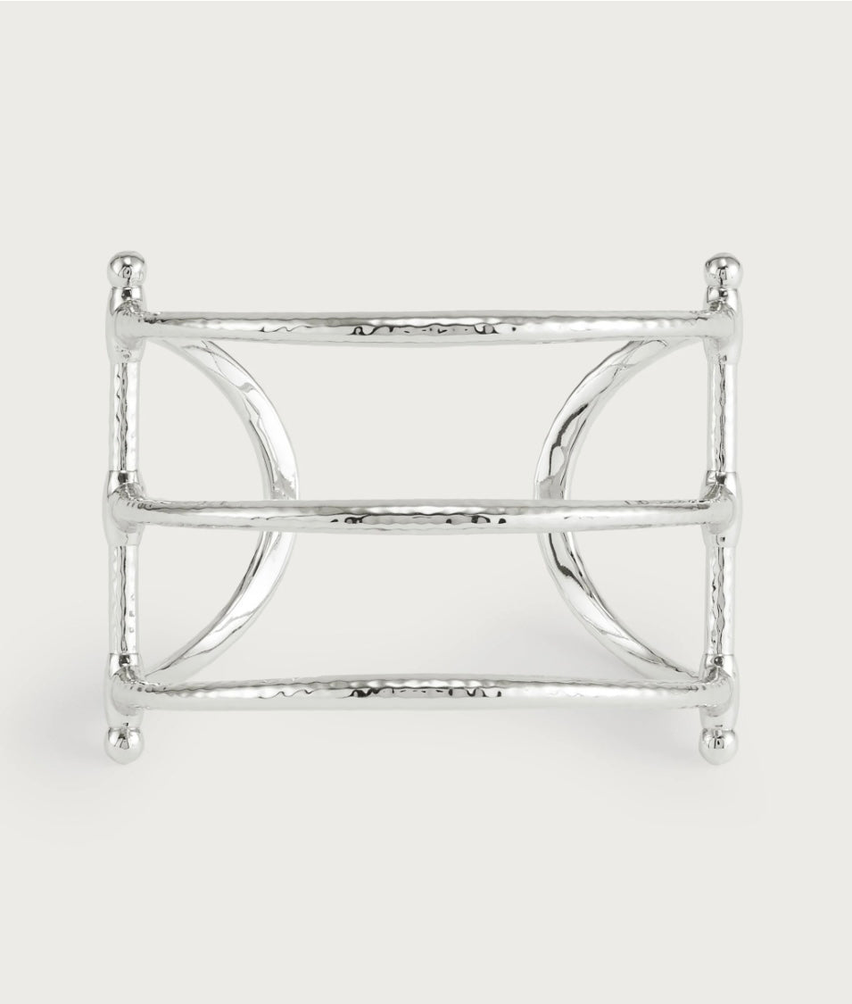 Cheval Bit Cuff, Silver