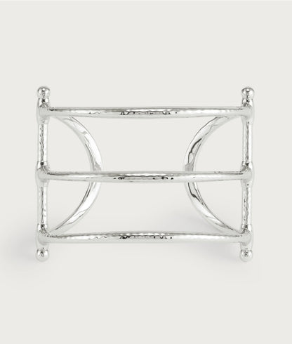 Cheval Bit Cuff, Silver