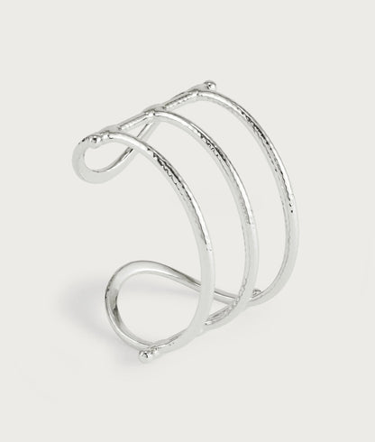 Cheval Bit Cuff, Silver