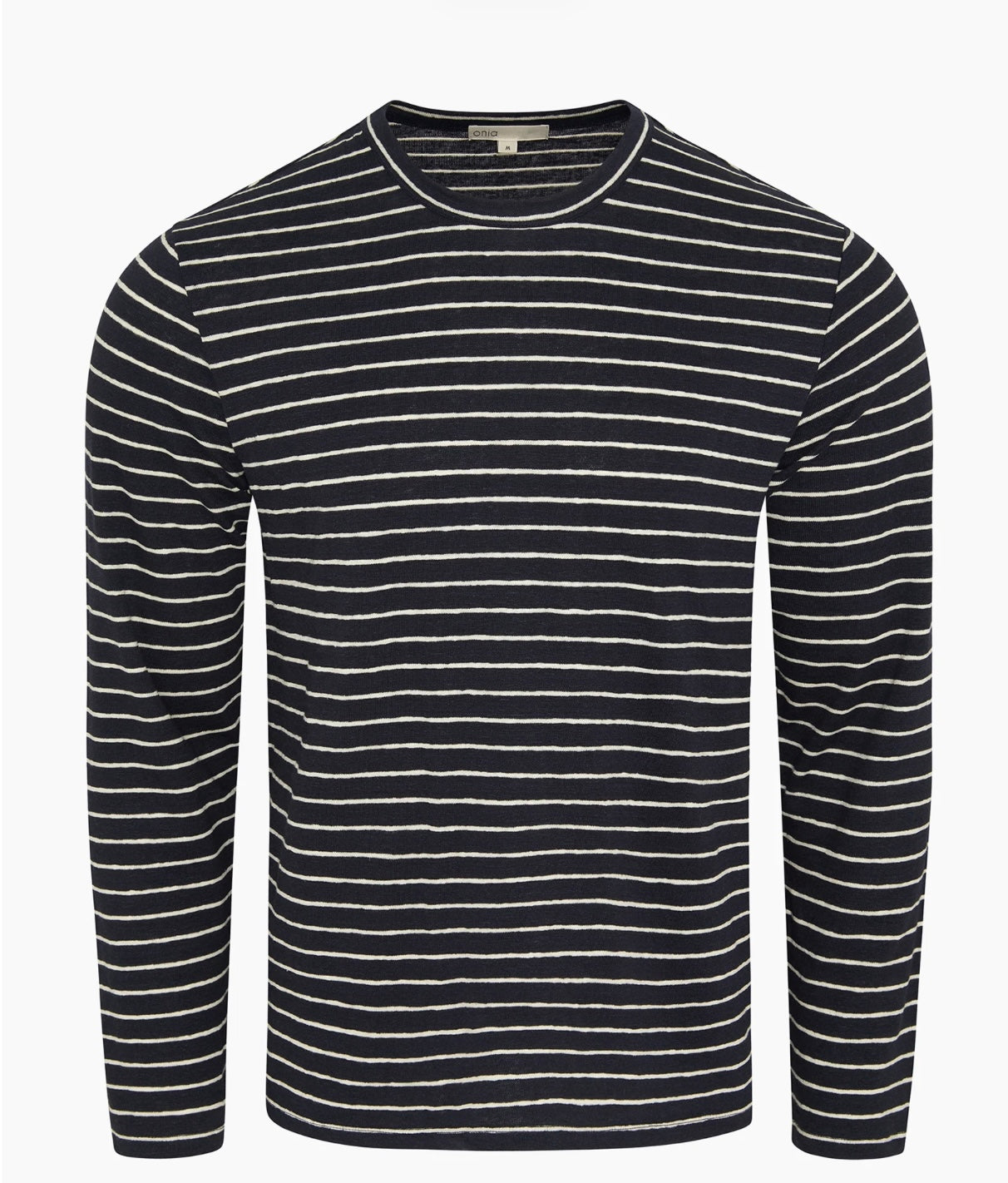 Stretch Linen Jersey Long Sleeve Tee