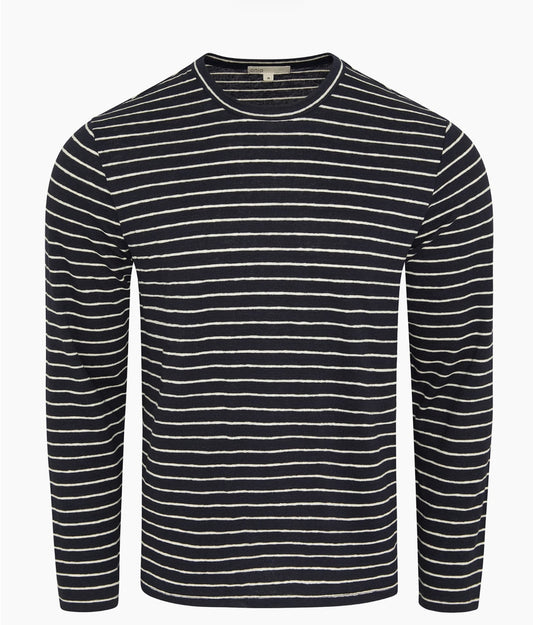 Stretch Linen Jersey Long Sleeve Tee