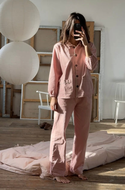 Claudine PJ Set Pink