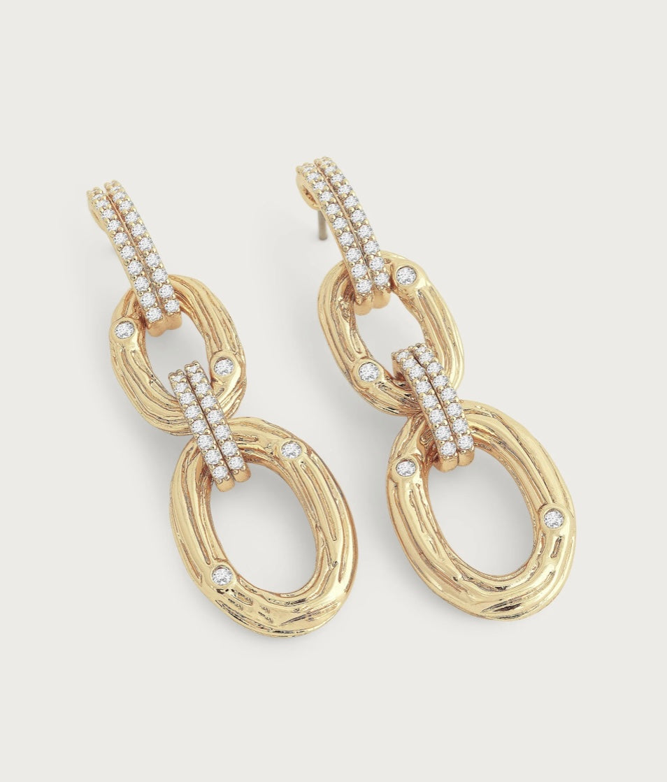 Enchanted Forest Chain Earrings