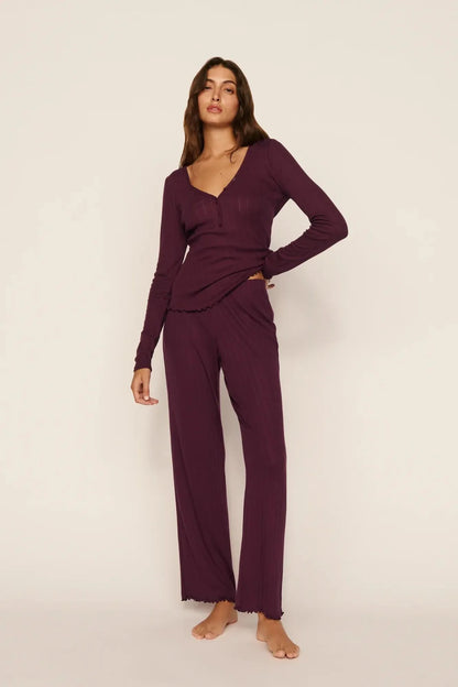 Pointelle Set Wildberry