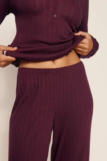 Pointelle Set Wildberry