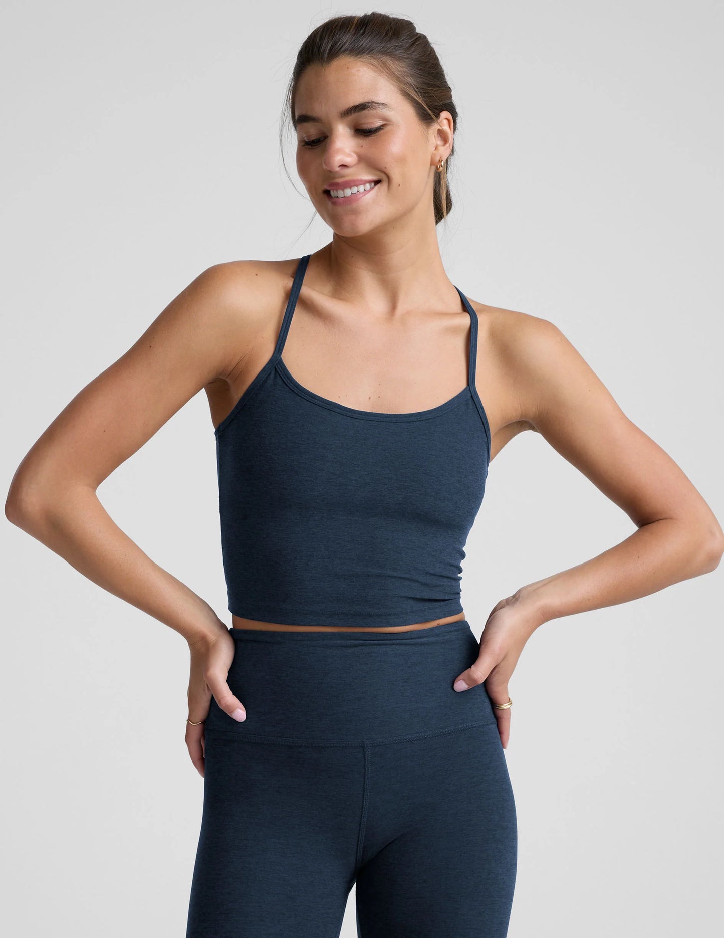 Spacedye Slim Racerback Cropped Tank