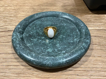 Moonstone oval ring