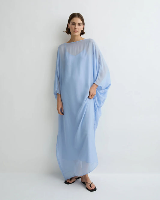 Capri Silk Caftan Dress