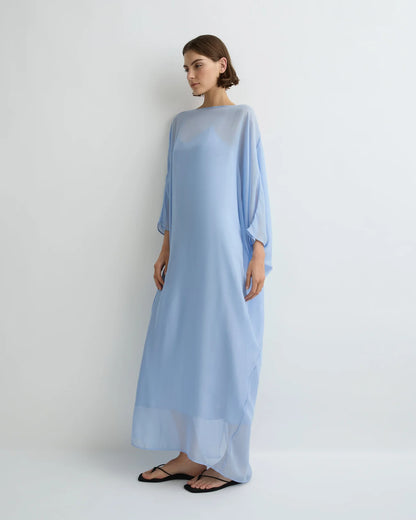 Capri Silk Caftan Dress