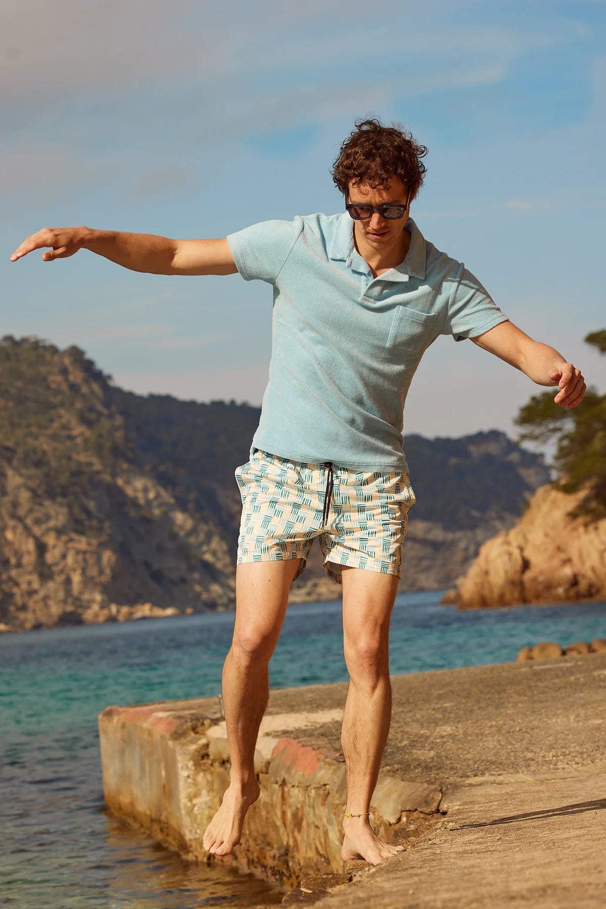 Terry Polo Light Blue