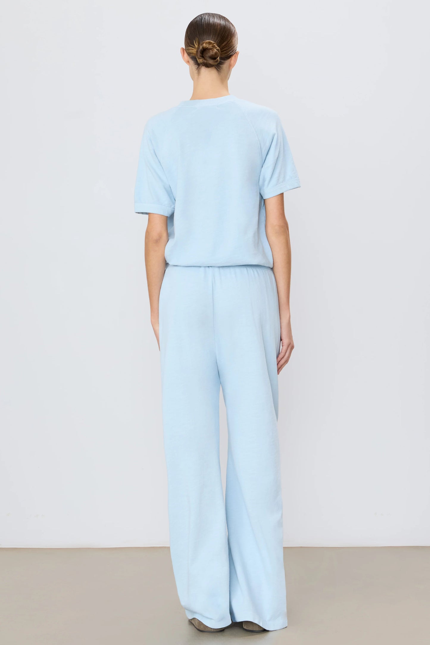 Drawstring Wide Leg Sweatpants