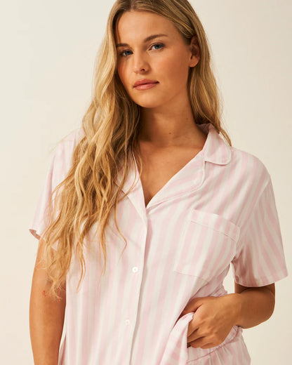 Pink Stripes PJ Set