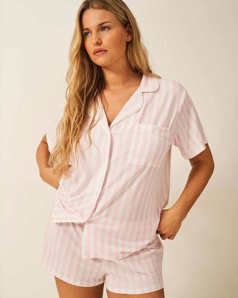 Pink Stripes PJ Set