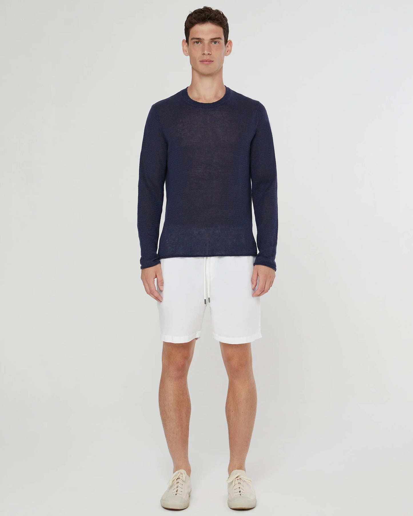 Kevin Crewneck Linen Sweater
