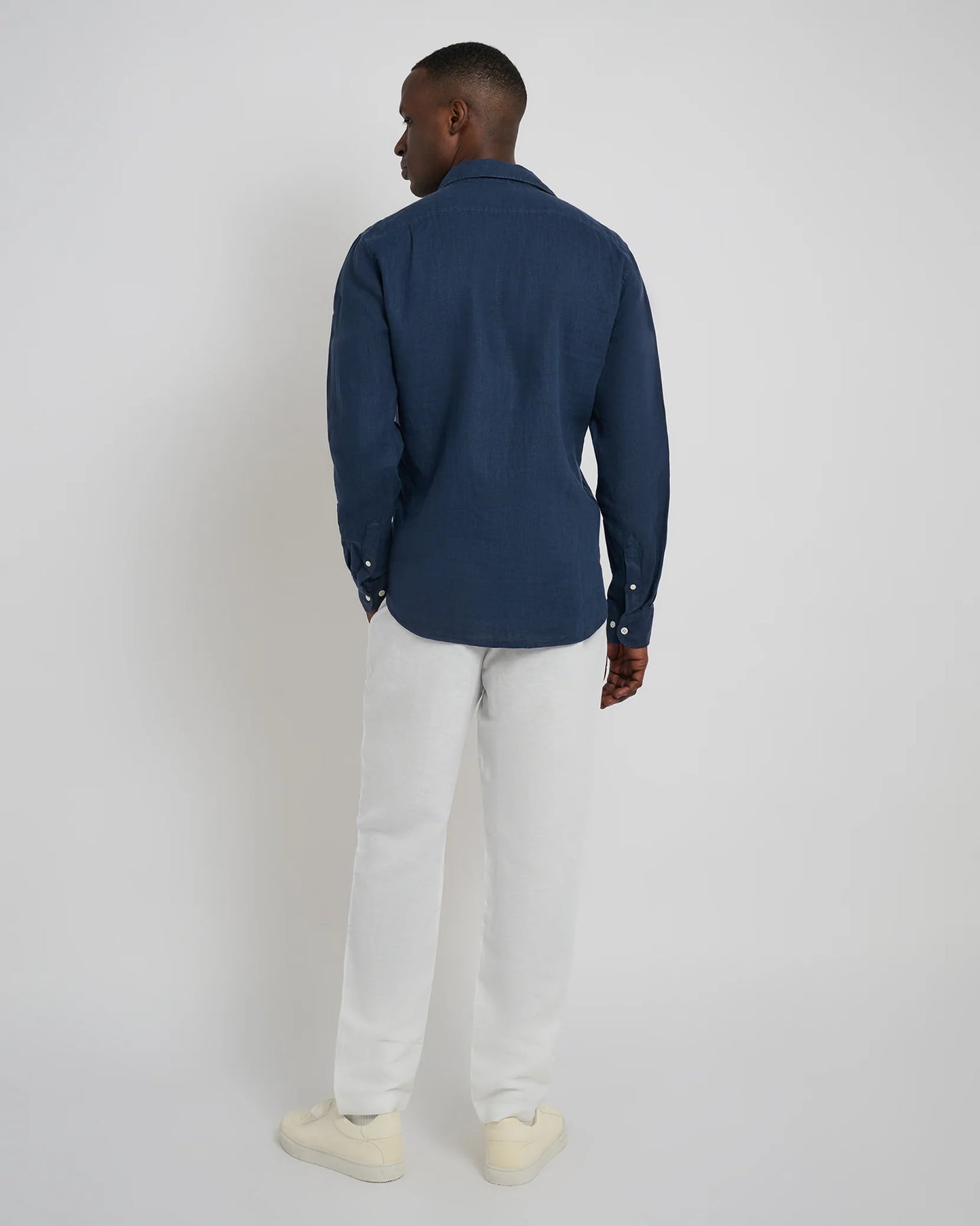 Air Linen Pull-on pant White