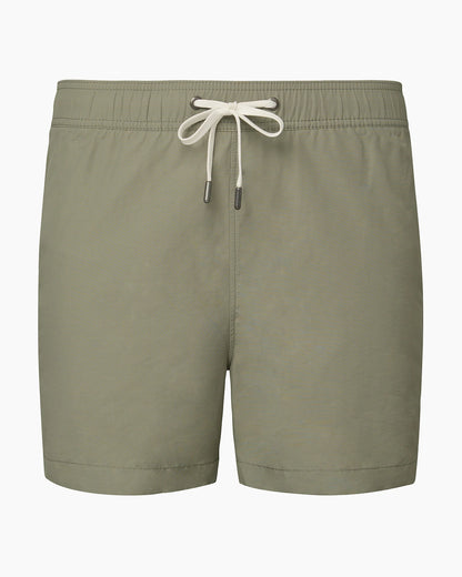 Charles Swim Trunk Checkered Green