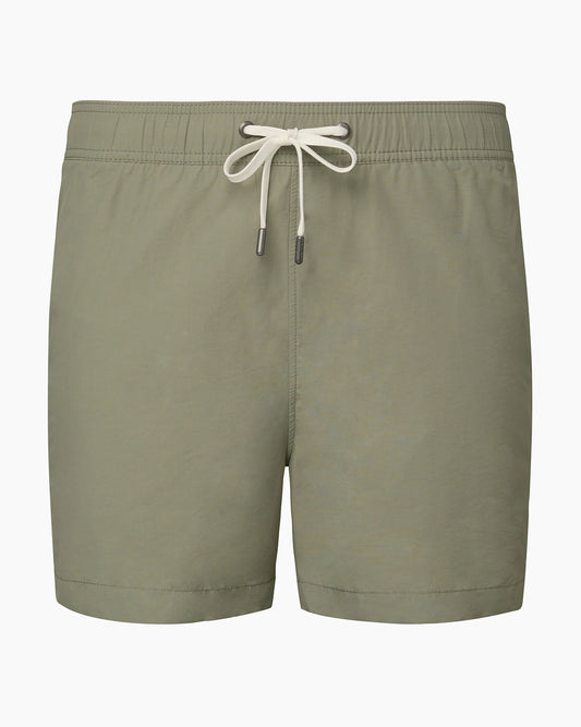 Charles Swim Trunk Checkered Green